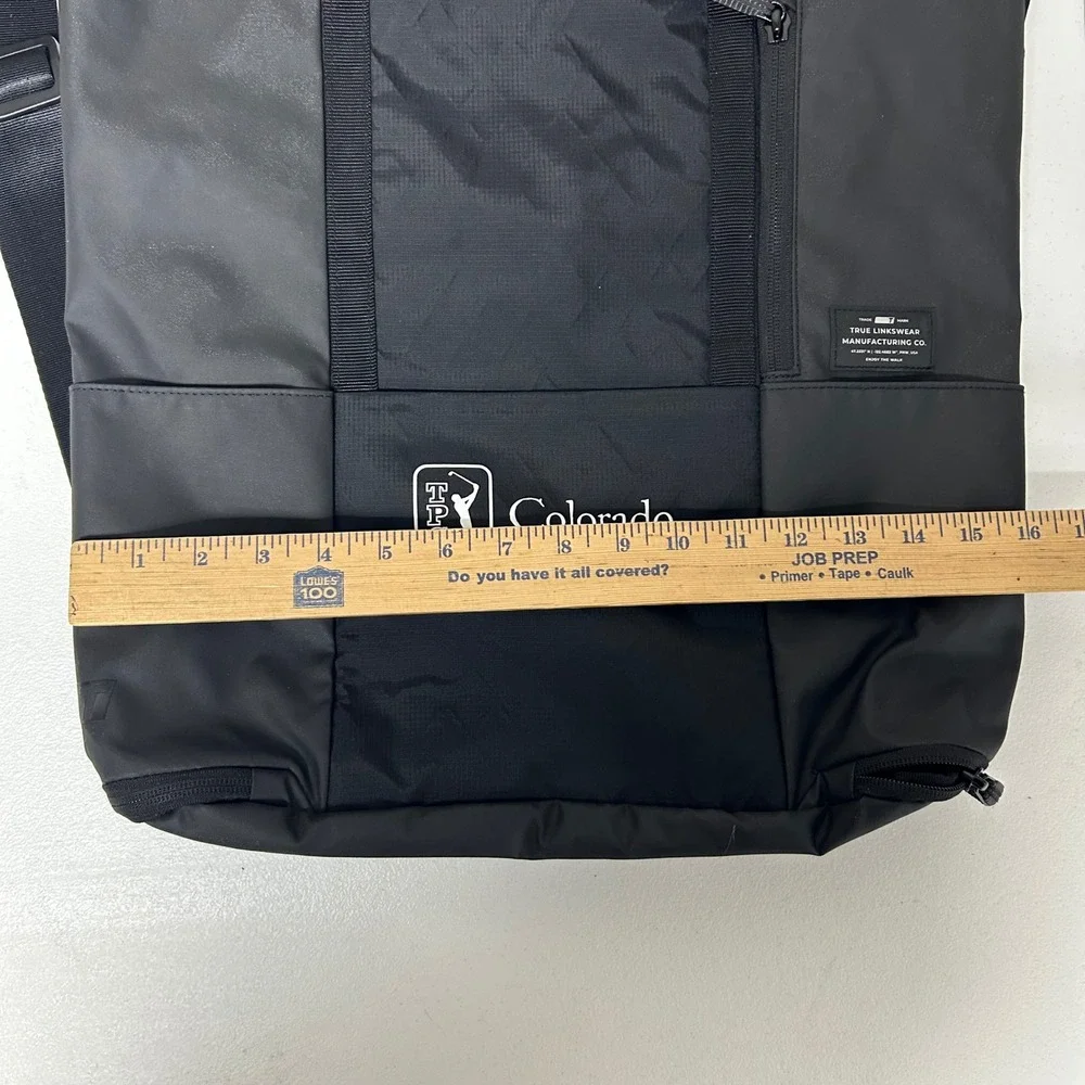 True Linkswear Day Tote Bag Black TPC Colorado Convertible Backpack